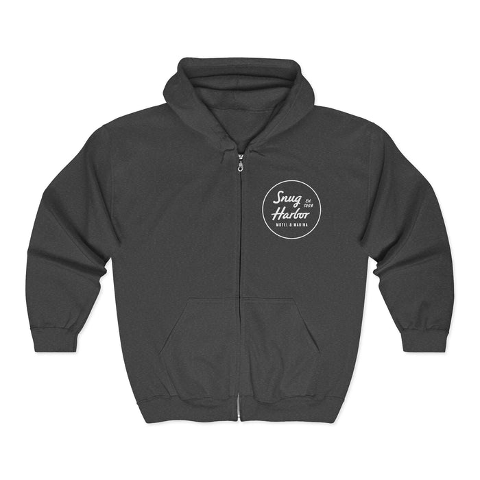 Snug Harbor Seagull Logo Hoodie | Full Zip Hooded Sweatshirt