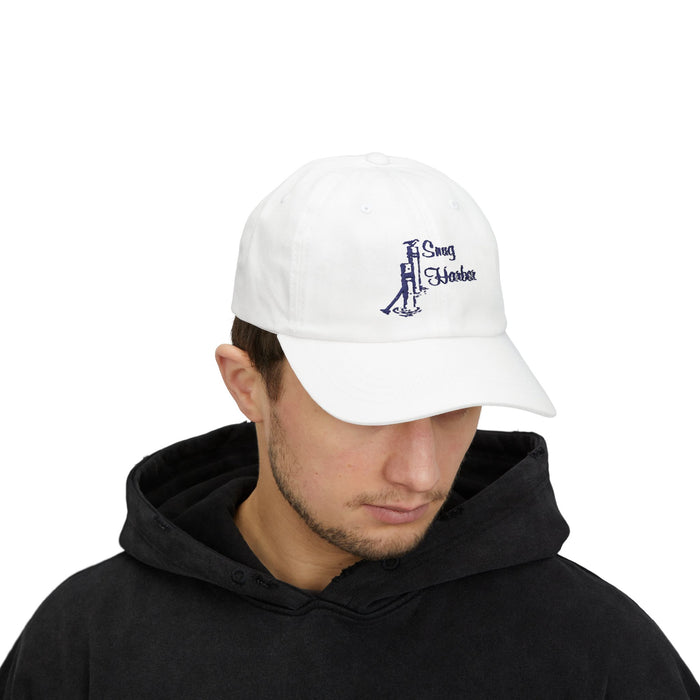 Classic Dad Cap - Snug Harbor Embroidered Adjustable Hat for Boat Lovers