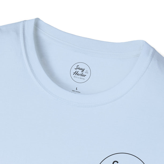 Snug Harbor Seagull logo T-Shirt | Motel Marina graphic tee