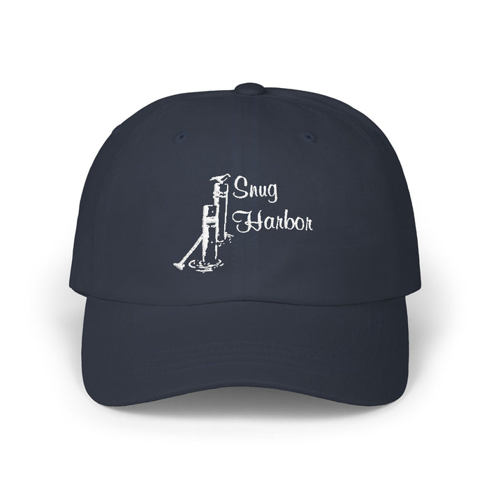 Classic Dad Cap - Snug Harbor Embroidered Adjustable Hat for Boat Lovers