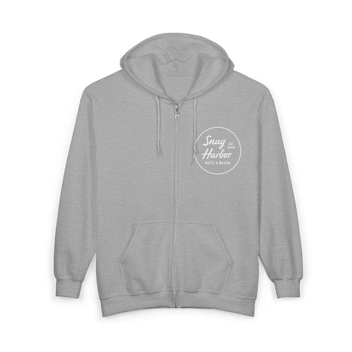 Snug Harbor Seagull Logo Hoodie | Full Zip Hooded Sweatshirt
