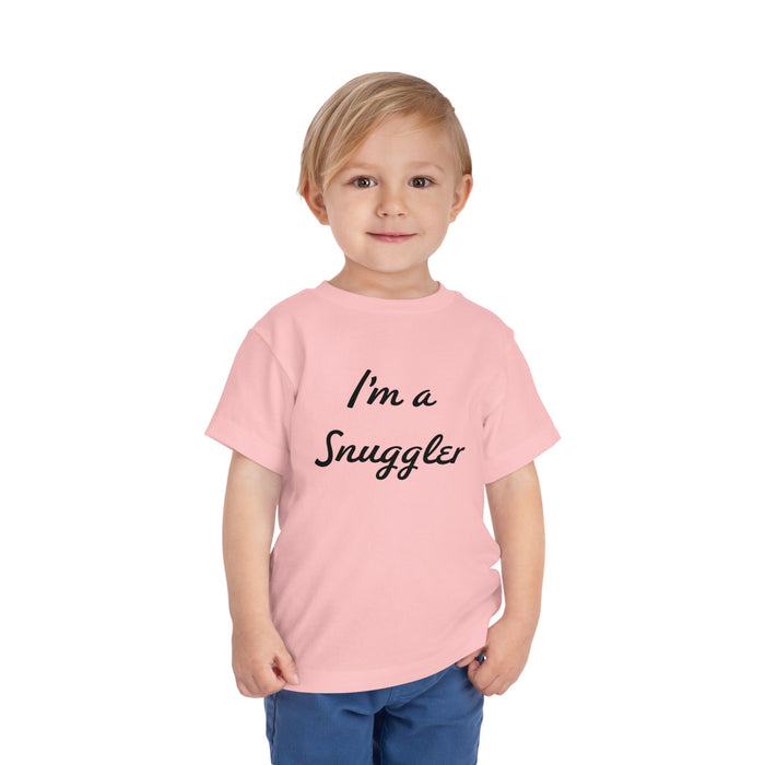 Toddler Tee "I'm a Snuggler" – Cute Baby Snug Harbor Graphic Shirt