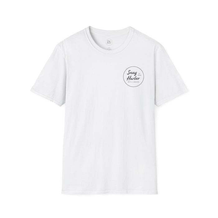 Snug Harbor Seagull logo T-Shirt | Motel Marina graphic tee