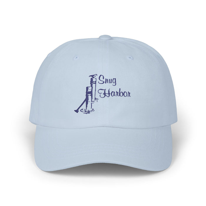 Classic Dad Cap - Snug Harbor Embroidered Adjustable Hat for Boat Lovers