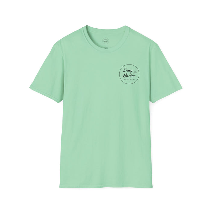 Snug Harbor Seagull logo T-Shirt | Motel Marina graphic tee
