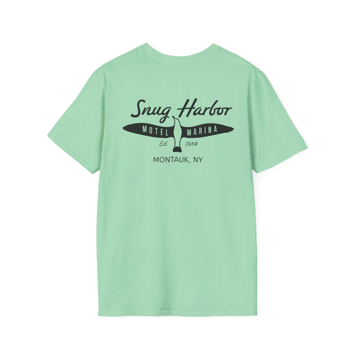 Snug Harbor Seagull logo T-Shirt | Motel Marina graphic tee