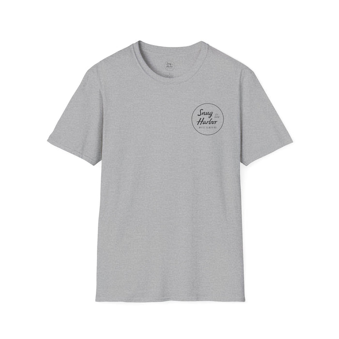 Snug Harbor Seagull logo T-Shirt | Motel Marina graphic tee