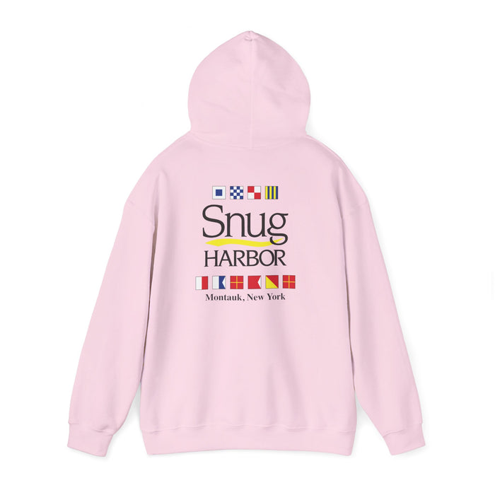 Snug Harbor Hoodie | Montauk Nautical Flag Design