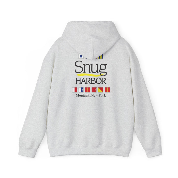 Snug Harbor Hoodie | Montauk Nautical Flag Design