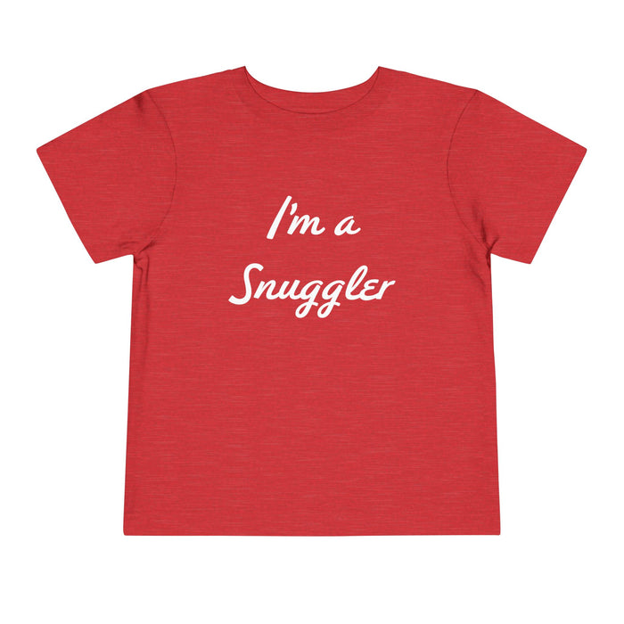 Toddler Tee — "I'm a Snuggler" Graphic Shirt (Snug Harbor Back Logo)