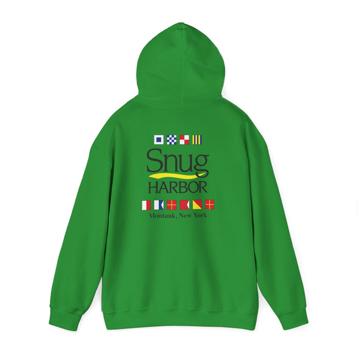 Snug Harbor Hoodie | Montauk Nautical Flag Design