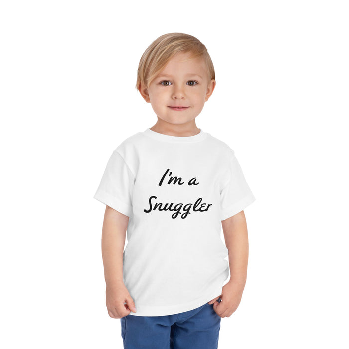 Toddler Tee "I'm a Snuggler" – Cute Baby Snug Harbor Graphic Shirt