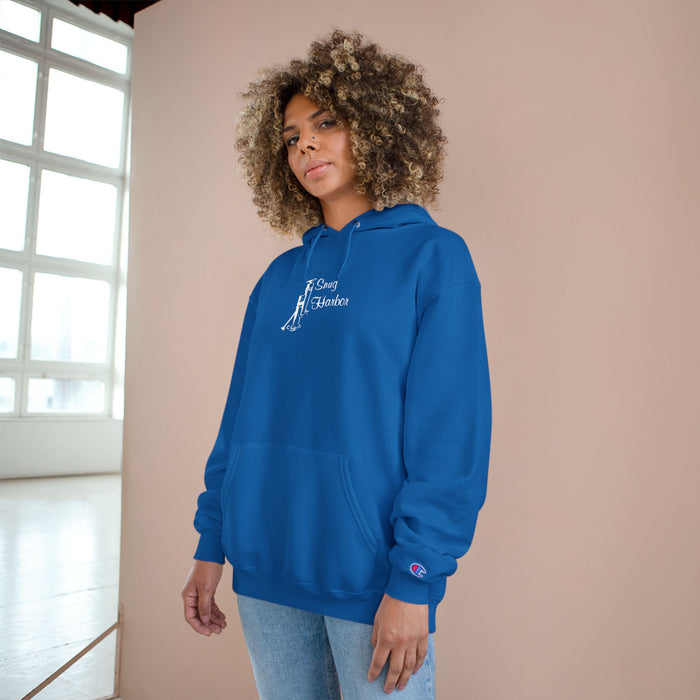 Snug Harbor Champion Hoodie - Cozy Montauk Style