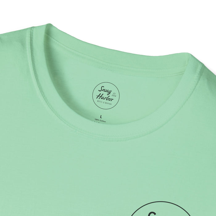 Snug Harbor Seagull logo T-Shirt | Motel Marina graphic tee