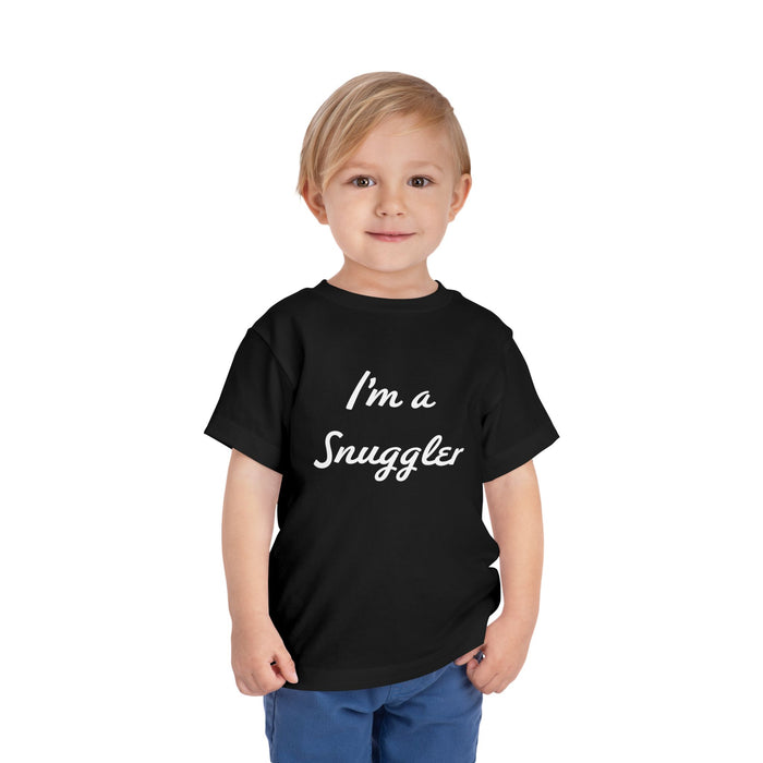 Toddler Tee — "I'm a Snuggler" Graphic Shirt (Snug Harbor Back Logo)