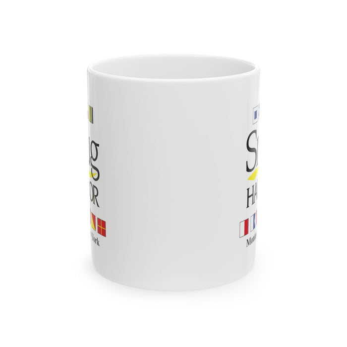 Spilling Happiness Ceramic Mug - Perfect Gift for Coffee Lovers