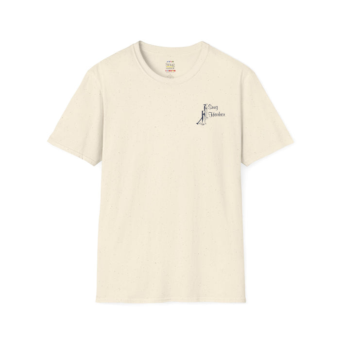 Snug Harbor Montauk Unisex Softstyle T-Shirt - Vintage Nautical Design