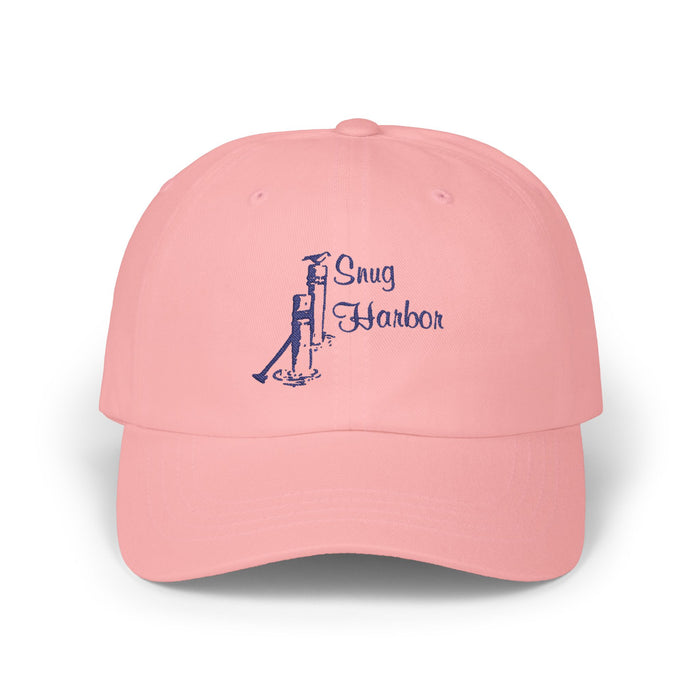 Classic Dad Cap - Snug Harbor Embroidered Adjustable Hat for Boat Lovers