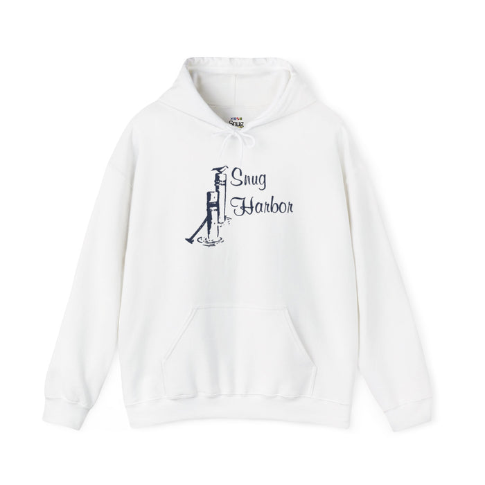 Snug Harbor Hoodie | Montauk Nautical Flag Design