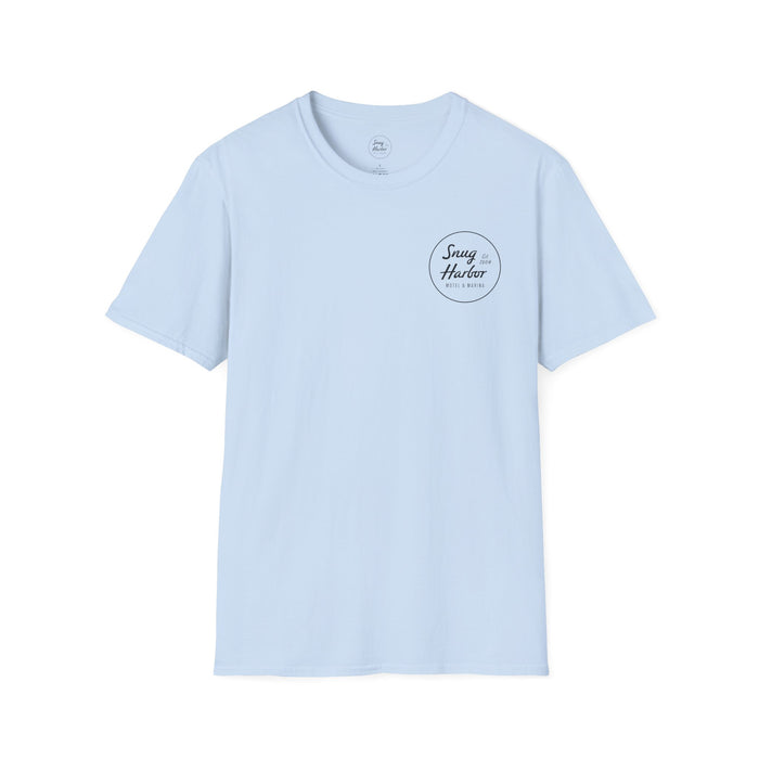 Snug Harbor Seagull logo T-Shirt | Motel Marina graphic tee