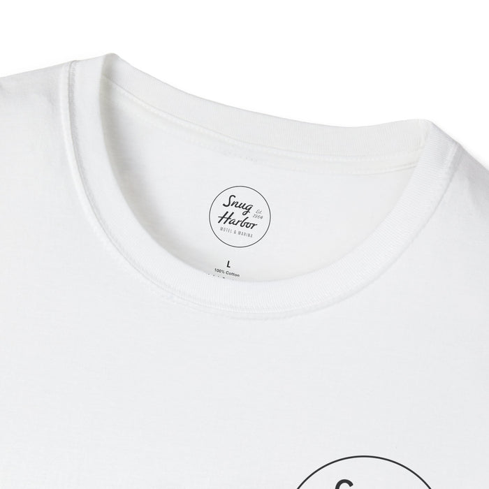 Snug Harbor Seagull logo T-Shirt | Motel Marina graphic tee