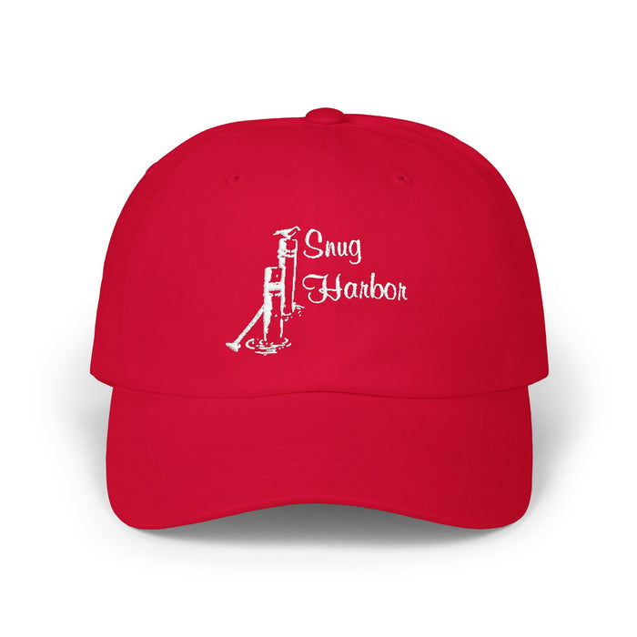 Classic Dad Cap - Snug Harbor Embroidered Adjustable Hat for Boat Lovers