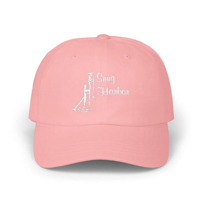Classic Dad Cap - Snug Harbor Embroidered Adjustable Hat for Boat Lovers