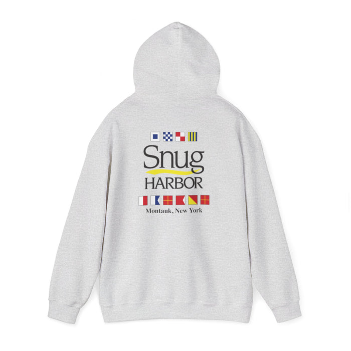 Snug Harbor Hoodie | Montauk Nautical Flag Design