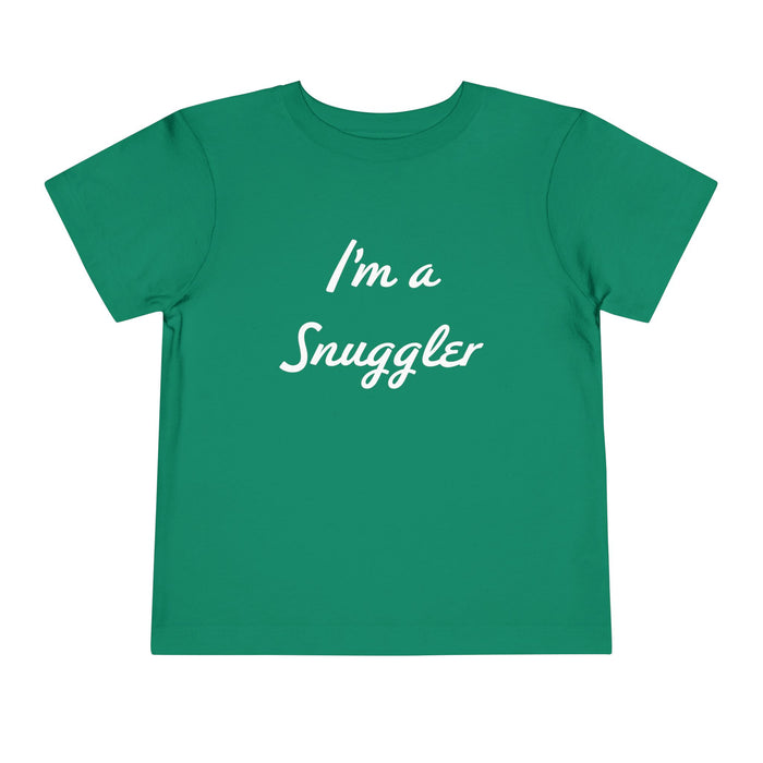 Toddler Tee — "I'm a Snuggler" Graphic Shirt (Snug Harbor Back Logo)