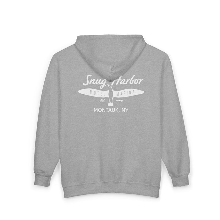 Snug Harbor Seagull Logo Hoodie | Full Zip Hooded Sweatshirt