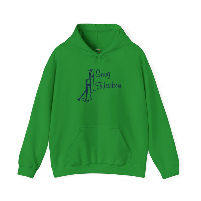 Snug Harbor Hoodie | Montauk Nautical Flag Design