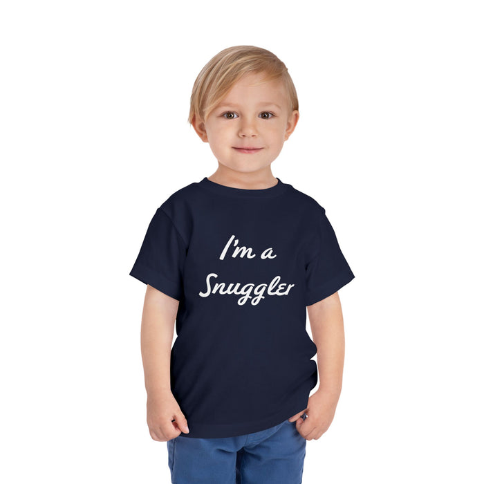 Toddler Tee — "I'm a Snuggler" Graphic Shirt (Snug Harbor Back Logo)