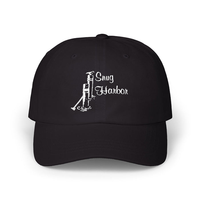 Classic Dad Cap - Snug Harbor Embroidered Adjustable Hat for Boat Lovers