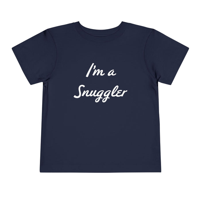 Toddler Tee — "I'm a Snuggler" Graphic Shirt (Snug Harbor Back Logo)