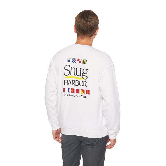 Snug Harbor Unisex Crewneck Sweatshirt - Cozy Nautical Style
