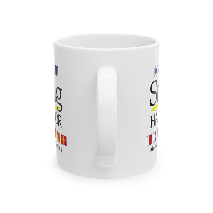 Spilling Happiness Ceramic Mug - Perfect Gift for Coffee Lovers