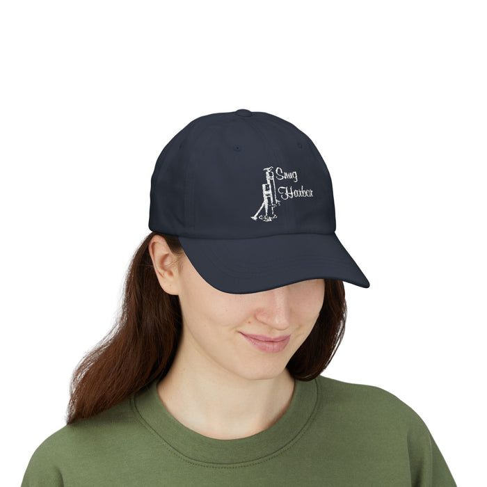 Classic Dad Cap - Snug Harbor Embroidered Adjustable Hat for Boat Lovers