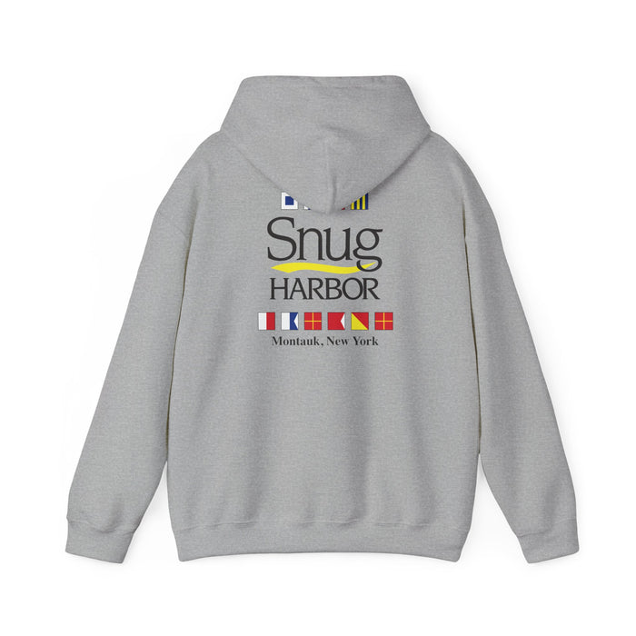 Snug Harbor Hoodie | Montauk Nautical Flag Design