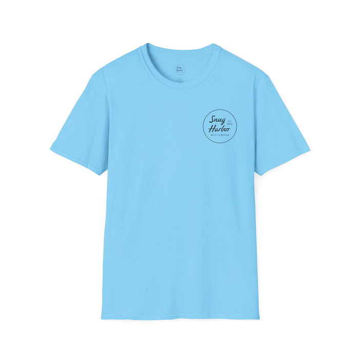 Snug Harbor Seagull logo T-Shirt | Motel Marina graphic tee