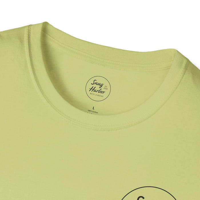 Snug Harbor Seagull logo T-Shirt | Motel Marina graphic tee