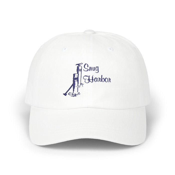 Classic Dad Cap - Snug Harbor Embroidered Adjustable Hat for Boat Lovers
