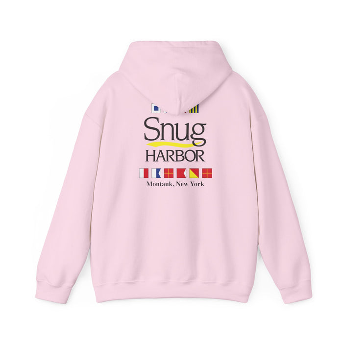 Snug Harbor Hoodie | Montauk Nautical Flag Design