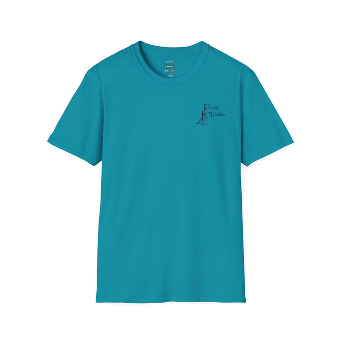 Snug Harbor Montauk Unisex Softstyle T-Shirt - Vintage Nautical Design