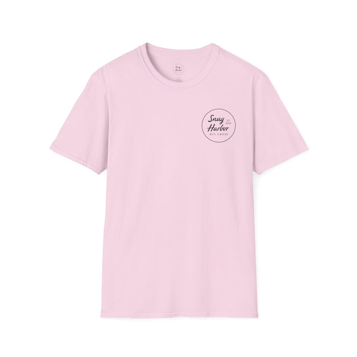 Snug Harbor Seagull logo T-Shirt | Motel Marina graphic tee