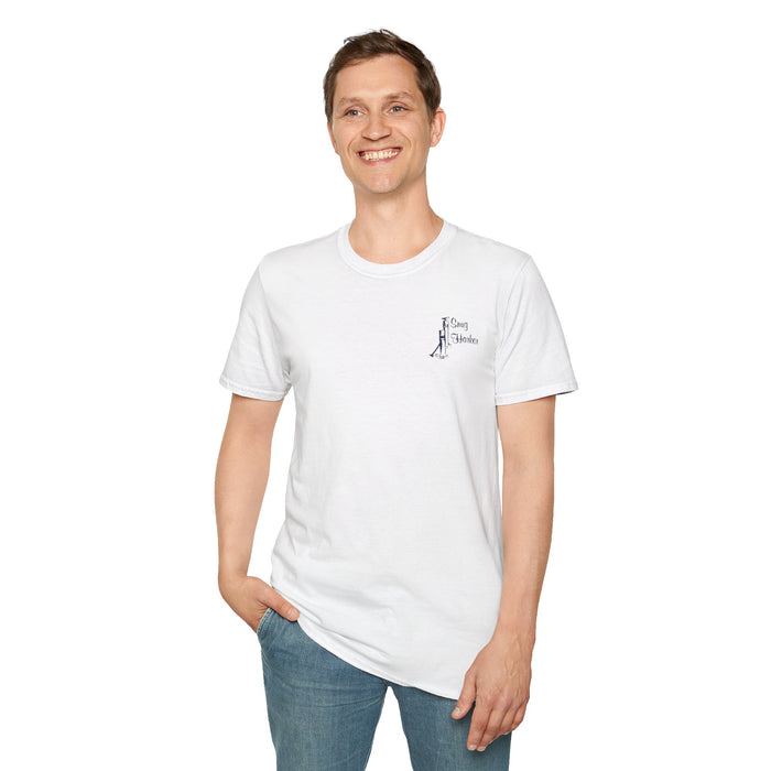 Snug Harbor Montauk Unisex Softstyle T-Shirt - Vintage Nautical Design