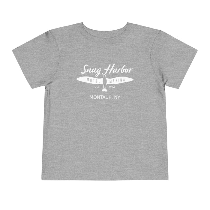Snug Harbor Motel Marina logo Toddler Tee | Boat Paddle Graphic