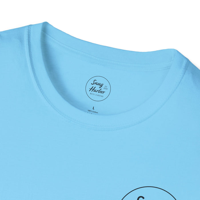 Snug Harbor Seagull logo T-Shirt | Motel Marina graphic tee
