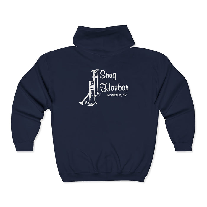 Unisex Full Zip Hooded Sweatshirt - Cozy Black Hoodie for Casual Comfort