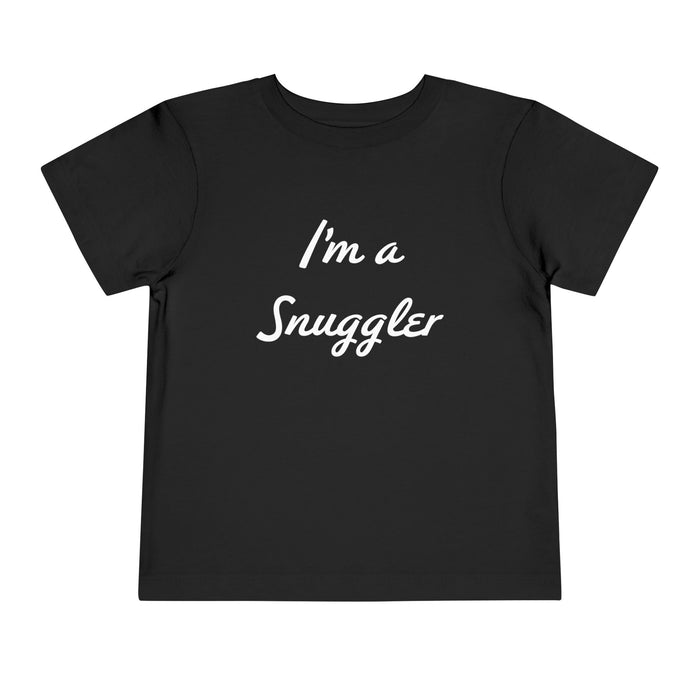 Toddler Tee — "I'm a Snuggler" Graphic Shirt (Snug Harbor Back Logo)