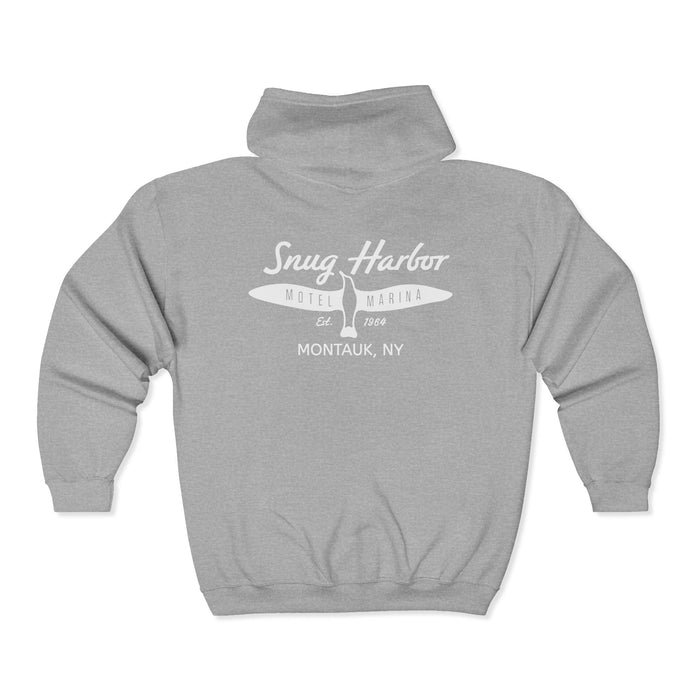 Snug Harbor Seagull Logo Hoodie | Full Zip Hooded Sweatshirt